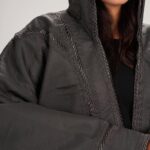 Women classical bisht | Ash Grey - Image 5