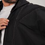 Men classical bisht | Jetblack - Image 3