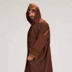 Shaal bisht | Tan brown with a different shaal color