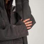 Women classical bisht | Ash Grey - Image 3