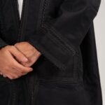 Men classical bisht | Jetblack - Image 6