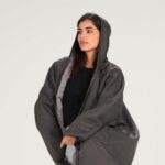 Women classical bisht | Ash Grey