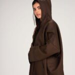 Women classical bisht | Chestnut - Image 3