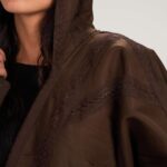 Women classical bisht | Chestnut - Image 7