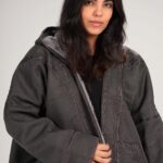 Women classical bisht | Ash Grey - Image 2